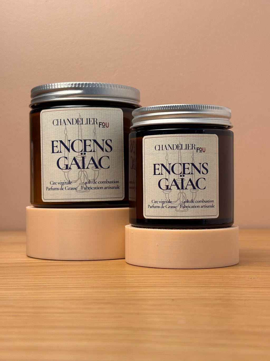 Bougie parfumée - Encens & Bois de gaïac