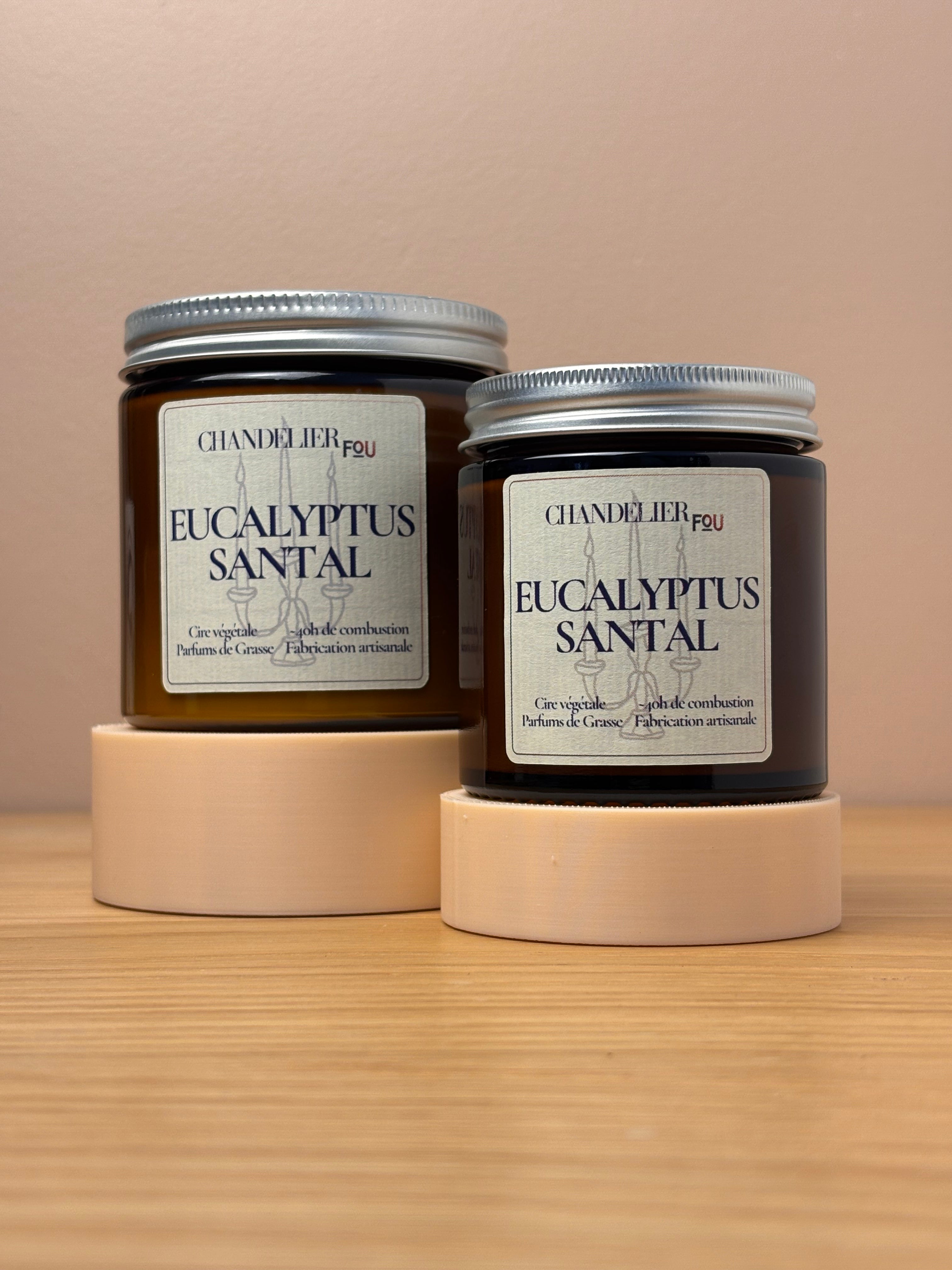 Bougie parfumée - Eucalyptus & Bois de santal