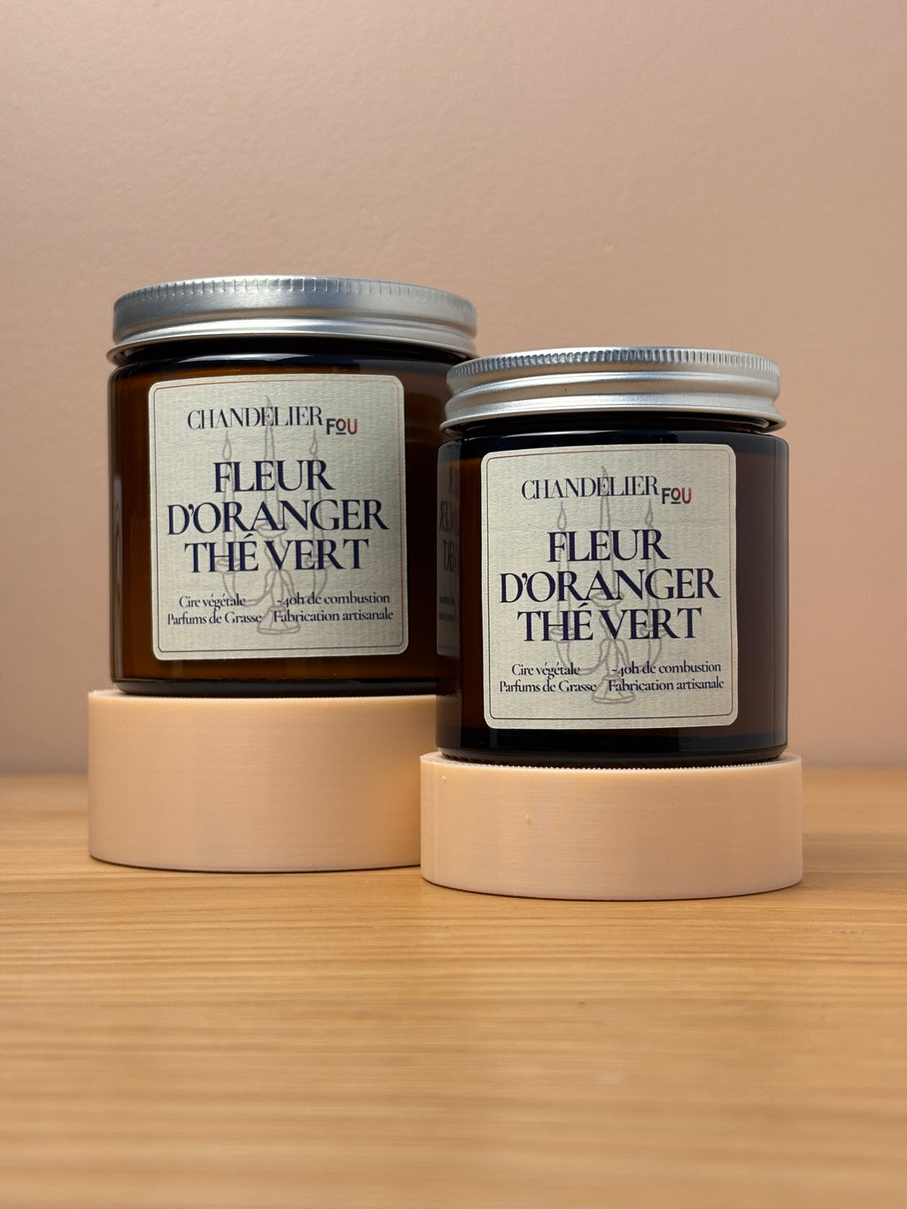 Bougie parfumée - Fleur d'oranger & Thé vert