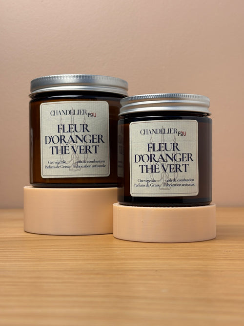 Bougie parfumée - Fleur d'oranger & Thé vert