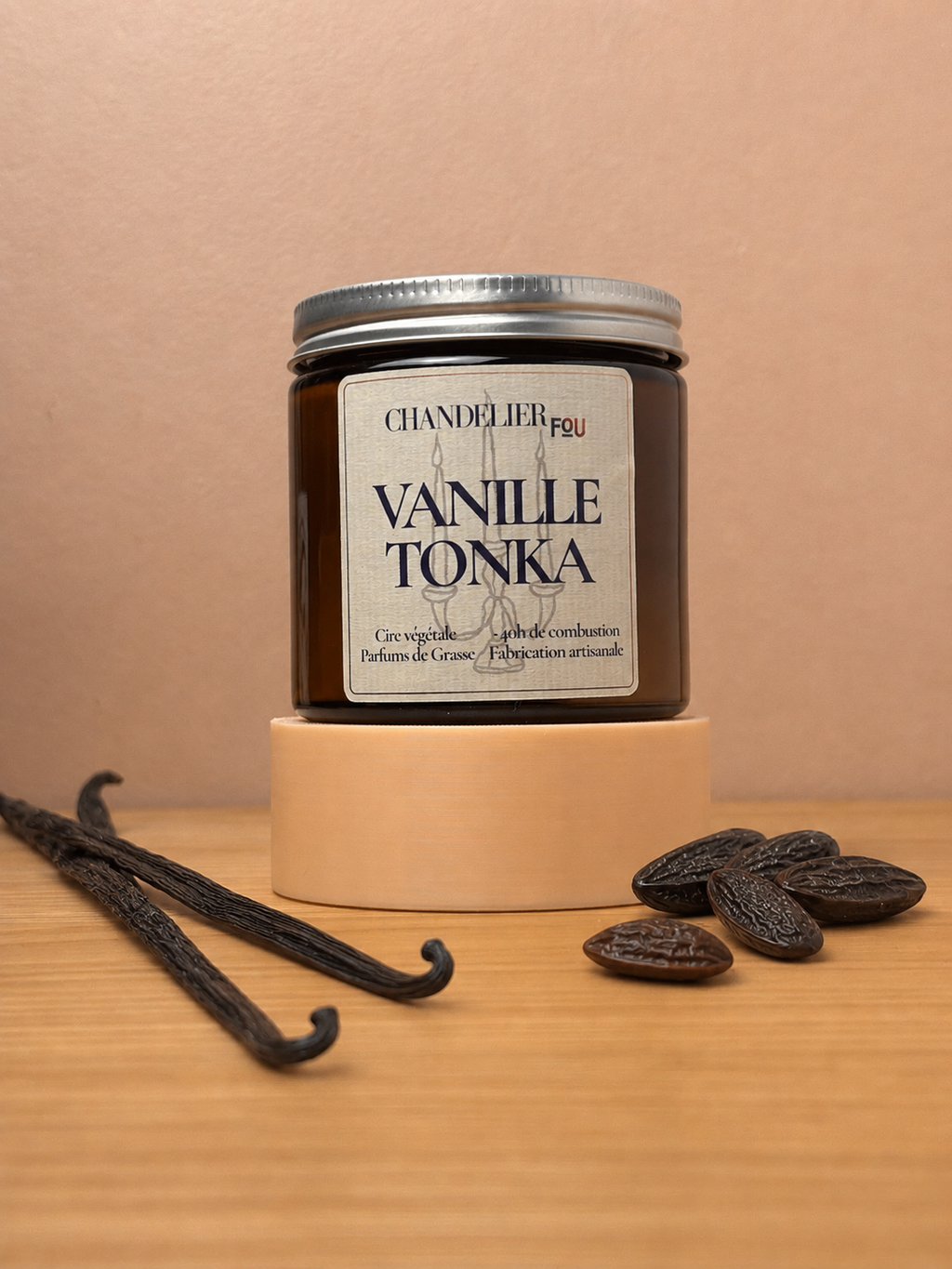 Bougie parfumée - Vanille & Tonka