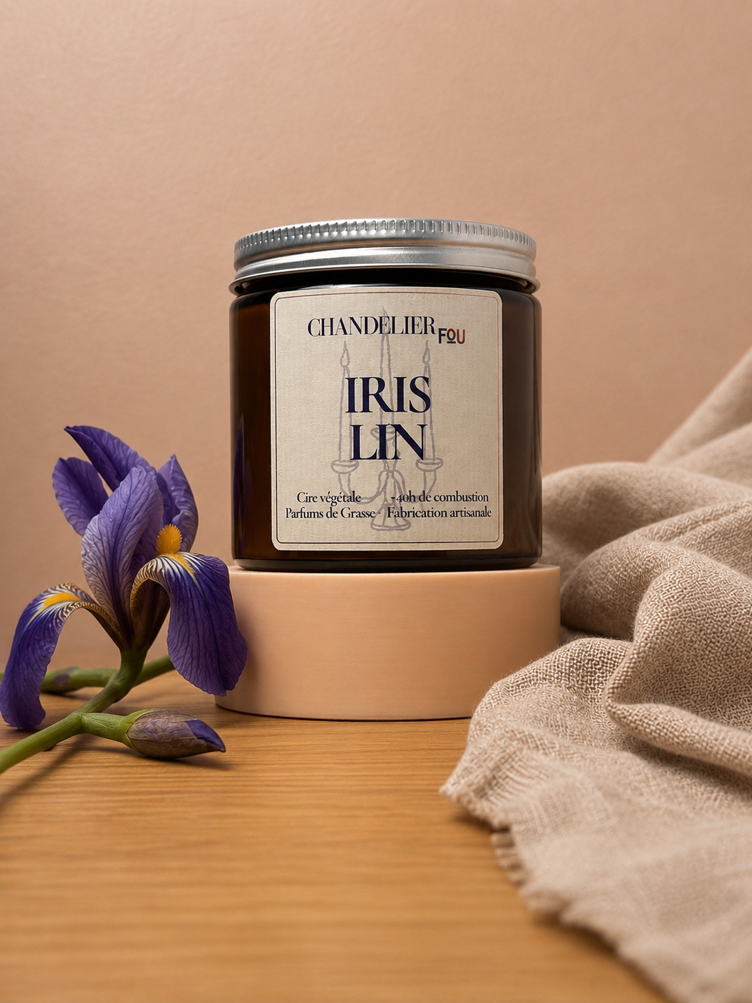 Bougie parfumée - Iris & Lin