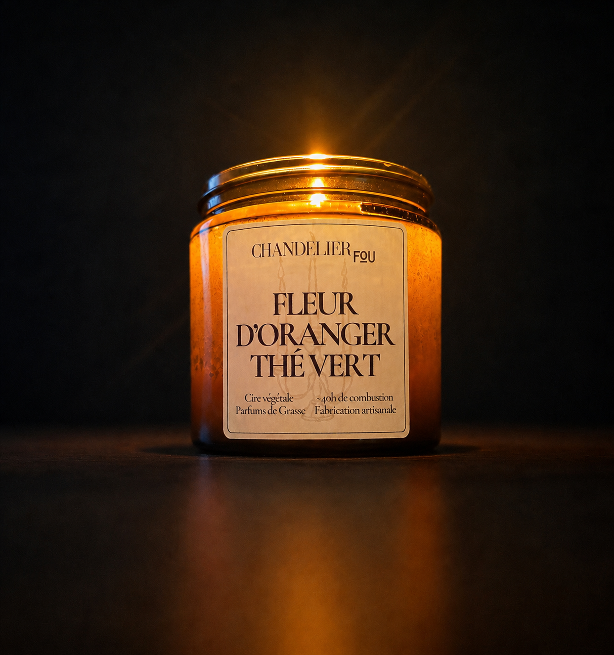 Bougie parfumée - Fleur d'oranger & Thé vert