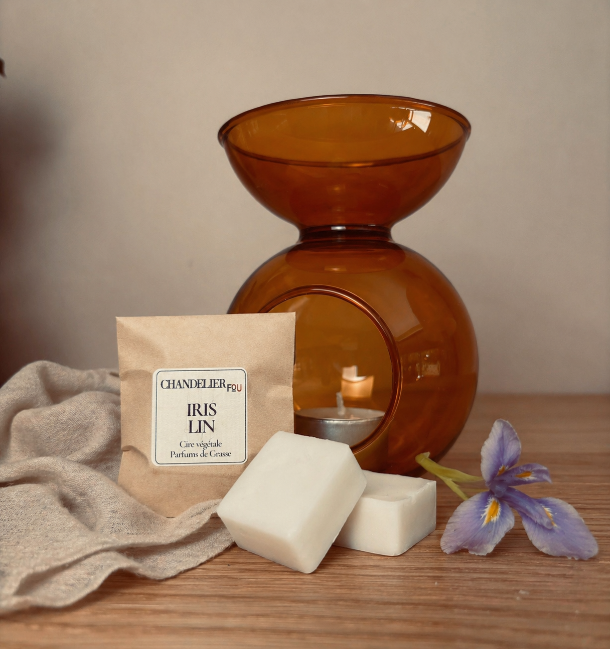 Scented Wax Melt - Iris & Linen